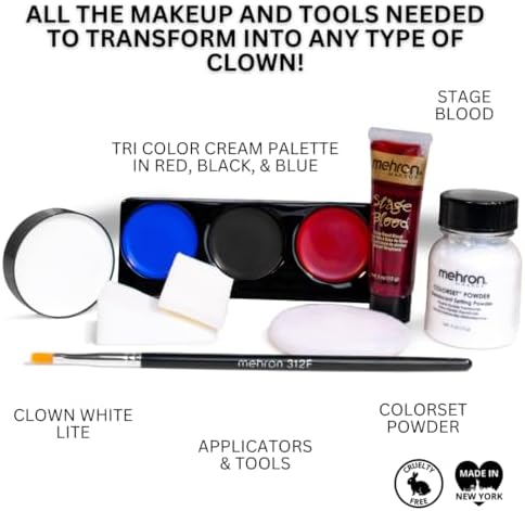 Mehron Makeup Professional Character Kit - CLOWN