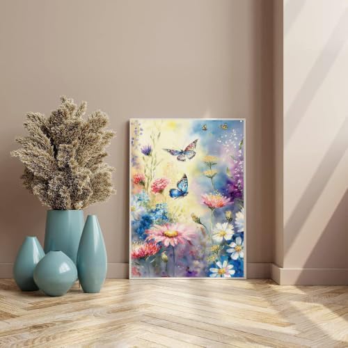 WUDWL Flower Diamond Art Kits for Adult Diamond Painting Kits for Adults