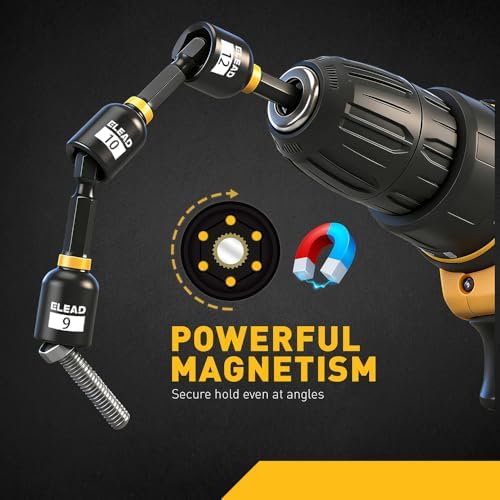 46 in 1 Magnetic Ratchet Screwdriver Set, Multi-Bit Screwdriver Kit, Nut Driver Set, Detachable Ratchet Handle with Storage Case, Repair Tool Kit for Furniture, Computer, Bicycle