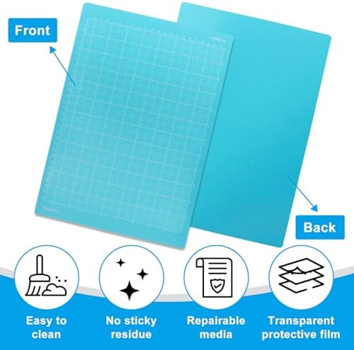 BokWin 12x8.5 Inch Cutting Mat, 3-Pack