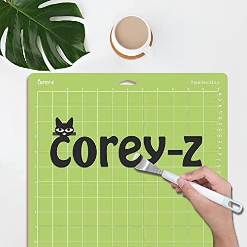 Corey-z Craft Vinyl Weeding Tools, Weeders,Tweezers,Scissors,Spatula,XL Scraper and Felt Storage Bag, Compatible with Cricut/Silhouette/Siser/Oracal 631 651 751 Vinyl