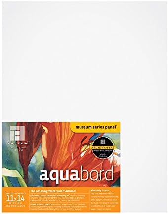 Ampersand Aquabord Panel for Watercolor and Gouache, 1.5 Inch Cradled Profile, 11X14 Inch (CBTG1114)