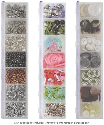 Craft Mates Craft & Sewing Supplies Organizer, 14 Locking Compartments, 3XL