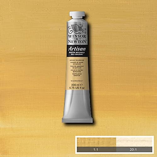 Winsor & Newton Artisan Water Mixable Oil Paint, 200ml, Naples Yellow Hue