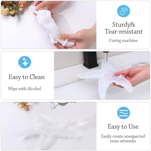 3D Starfish Silicone Mold for Epoxy/UV Resin Casting DIY Craft Art Decors
