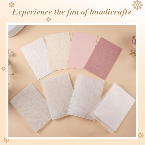 4 Pcs Geiseralie Embossing Folders for Card Making,Stylish Style