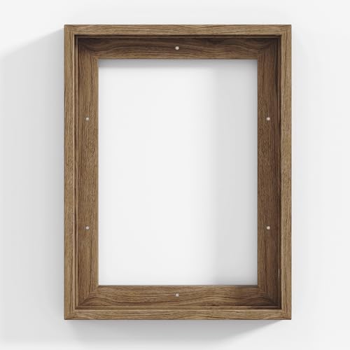 Venusmiles Canvas Frame 9x12 Frame for Canvas Painting Floating for 1" Deep, Floater for Canvas Artist Panel Oil Painting Wall Art Décor, Vertical or Horizontal Picture Wall Decor, Natural