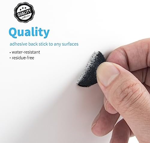 Art3d 40 Sets Hook and Loop Adhesive Dots, 1"x 1" Sticky Back, Heavy Duty