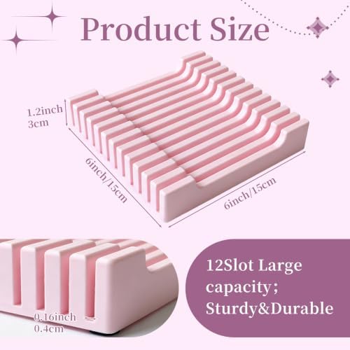 12 Slot Quilting Ruler Holder Sewing Ruler Holder Organizer for Quilting,Storage Rack for Quilting Rulers