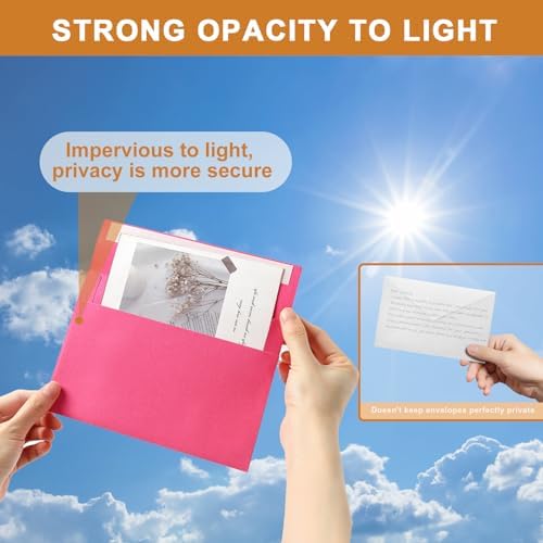 Silunkia 20 Packs 10 Assorted Colors Blank Note Cards and Envelopes 4 x 6