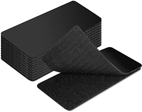 Art3d 48 Sets Hook and Loop Tape Sticky Back, 4"x2" Double-Sided Command Adhesive Strip Heavy Duty