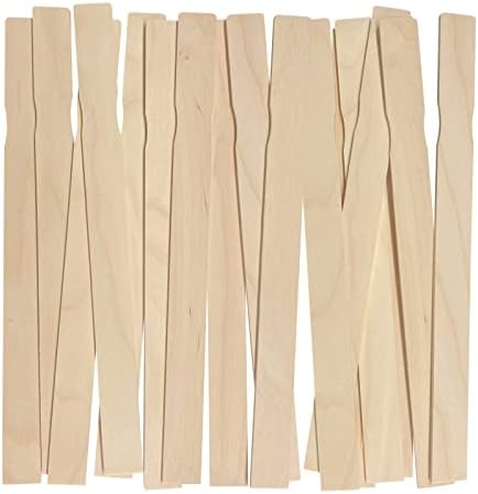 25 Pack Paint Stir Sticks, 12 Inch Wooden Paint Sticks for Mixing, Paint Stirrers, Garden and Library Markers