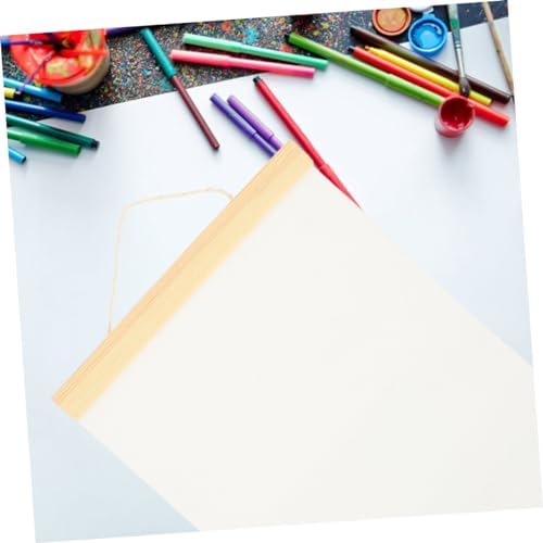 NUOBESTY Blank Canvas for Painting Cotton Oil Painting Canvas for Acrylics Watercolors and DIY Crafts for Artists and Boys and Girls Creative Projects