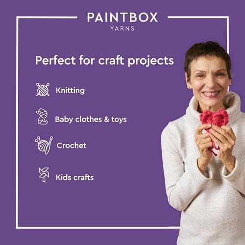 Paintbox Yarns 100% Cotton Aran Yarn 1.76oz / 50g, 93yds / 85m