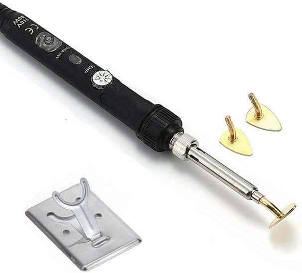 Arokimi Mini Iron, 80W Small Tiny Iron for Crafts Patches Hats (Black)