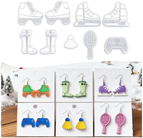 9Pcs Sports Polymer Clay Cutters