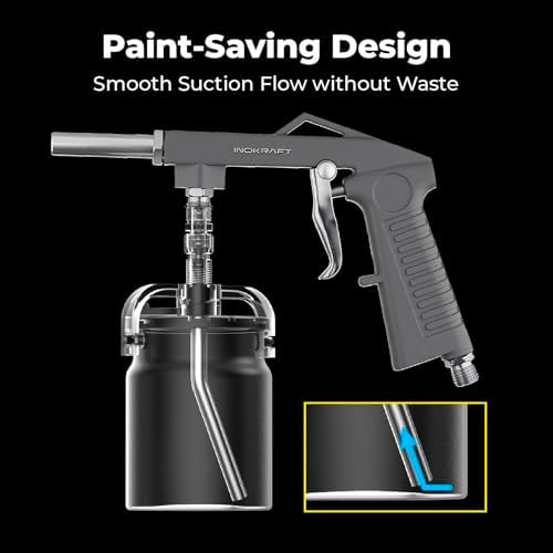 InoKraft Undercoating Spray Gun, for Truck Bed Liner Coating, Rubberized Undercoat, Rust Proofing (Basic Model)
