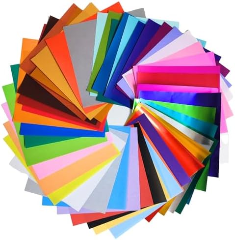 Japanese Origami Paper Includes Metallic Foil Type, 48 Colors (96 Sheets)