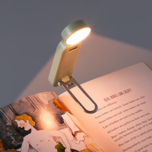 VAVOFO USB Rechargeable Book Light, Bookmark Clip on LED Reading Light