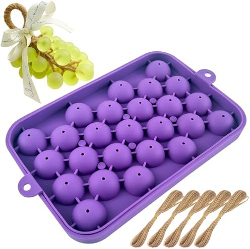 Grape Shaped Silicone Soap Mold DIY Making Kit