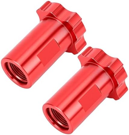 2 Pcs Spray Gun Cup Adapter M14 Female Thread 1mm Pitch Aluminum Alloy Paint Sprayer Cup Connector for Car Boat Furniture Crafts