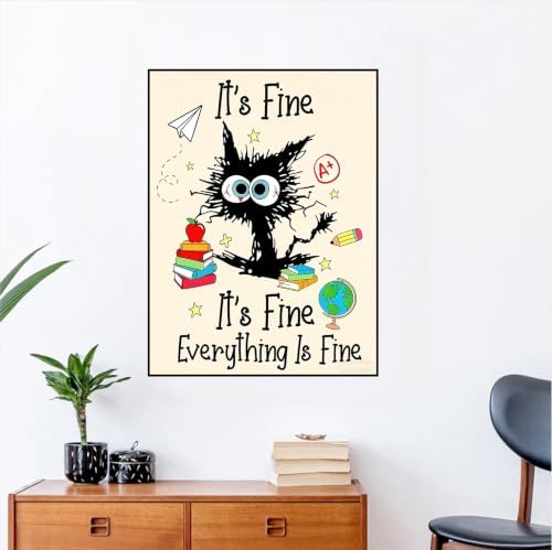 ijbnhd Cat Diamond Art Kits for Adults for Home Wall Decor 12x16inch