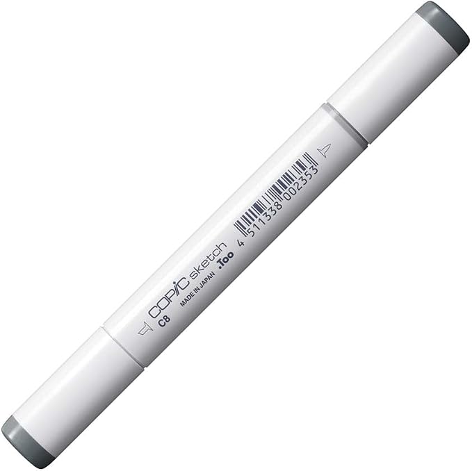 Copic Markers C8-Sketch, Cool Gray