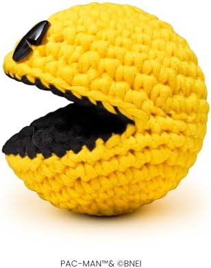 The Woobles Beginners Crochet Kit with Easy Peasy Yarn as seen on Shark Tank - with Step-by-Step Video Tutorials - PAC-MAN Crochet