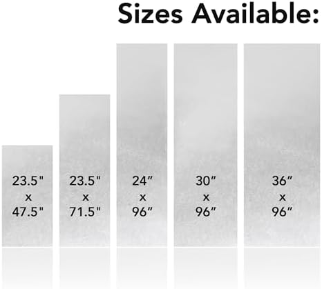 RESILIA Work Bench Mat - 23.5" X 47.5" X 0.06" Scratch-Resistant PVC Mats - Protect Your Workbench, Table, or Tool Station from Painting, Woodworking, Crafting, Building, & More, Clear, Made in USA