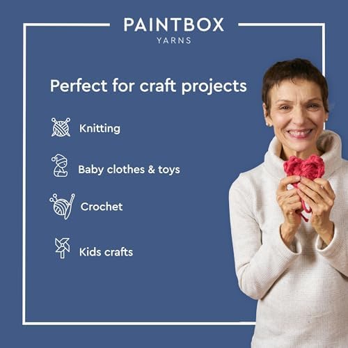Paintbox Yarns 100% Cotton Aran Yarn 1.76oz / 50g, 93yds / 85m