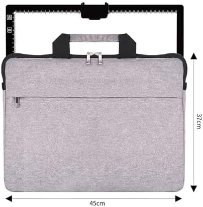 Rechargeable A3 Light Pad for Diamond Painting with Padded Case,Light Board with Stand,3 Colors Stepless Dimmable and 6 Levels of Brightness Light Box for tracing,Drawing,Sketching,Animation