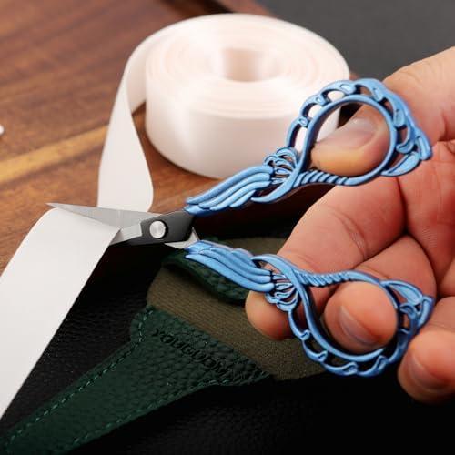 YOUGUOM Sharp Crochet Scissors, Small Sewing Embroidery Shears