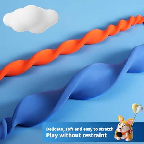 ifergoo Air Dry Clay for Kids - 102 Colors Modeling Magic Foam Clay Kit | Safe & Non-Toxic, Kids DIY Model Art & Crafts Toys with Sculpting Tools, Birthday Gifts for Boys & Girls 3-12 Years Old