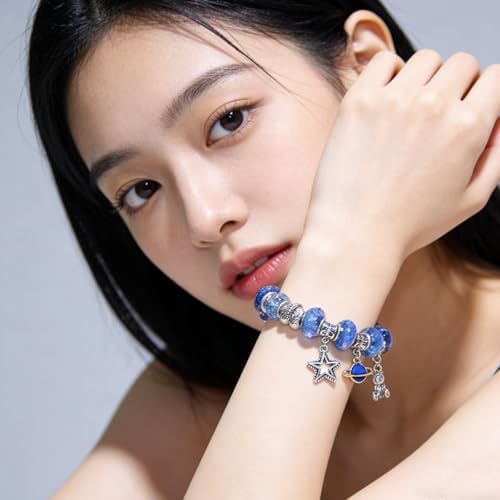 Exway 20 Pcs Snake Charm Bracelet Chain 6.5 Inch Gold and Silver Charm Bracelet Kit Snake Chain Bracelets Chain for Christmas DIY Women Jewelry Making Gifts