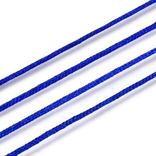 Elecrelive 43Yards Blue Nylon String 0.6mm Nylon Cord Nylon Beading Thread