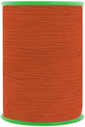 Mandala Crafts 0.6mm Rust Shirring Elastic Thread for Sewing, 546 Yards