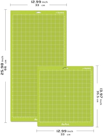 ReArt Cutting Mat - Standard 12x24 Inch 3 Packs and 12x12 Inch 5 Packs
