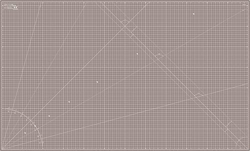 Elan Cutting Mat 36x60 Black & Taupe, Extra Large Self Healing Cutting Mat 36 x 60 Inch, 5-Ply Craft Board Black, Hobby Board for Sewing and Quilting