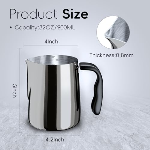 CasaCulina Candle Making Pouring Pot with Stirring Spoon, 32oz