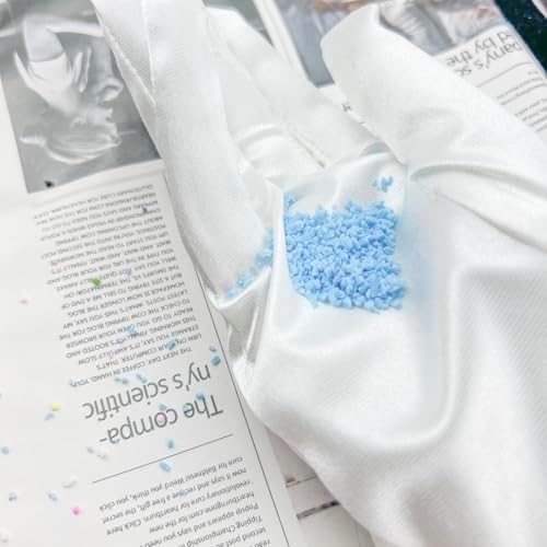 100G Crushed Fake Sprinkles Irregular Polymer Clay Slices Resin Sprinkles Fake CandyClay Sprinkles Nail Art Slices Polymer Sprinkles for Nail Art DIY Phone Case Crafts(15-Blue)