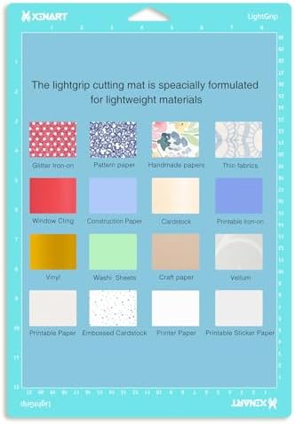 Xinart 8.5”x12” Cutting Mats for Cricut Joy Xtra (Standard, Light, Strong 3 Pack) Variety Adhesive Cutting mats for Cricut Joy Xtra