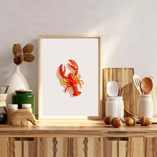 3D Lobster Silicone Mold for Epoxy/UV Resin Casting DIY Craft Art Decors