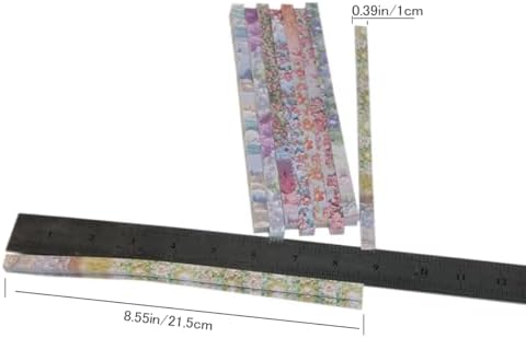 Star Origami Paper, DIY Origami Paper Star Strips (Floral Print540 sheets)