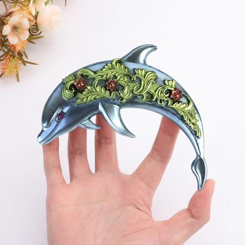 3D Dolphin Silicone Mold for Epoxy/UV Resin Casting DIY Craft Art Decors