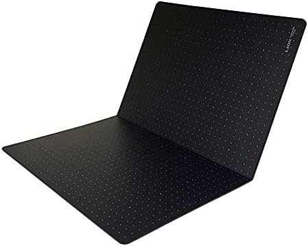 LION Foldable, Portable & Reversible Self-Healing Cutting Mat, 12" x 18", with 1cm Dot Grid, PVC Free, Dark Gray Front & Off-White Back, 1 ea. (FCM-45)