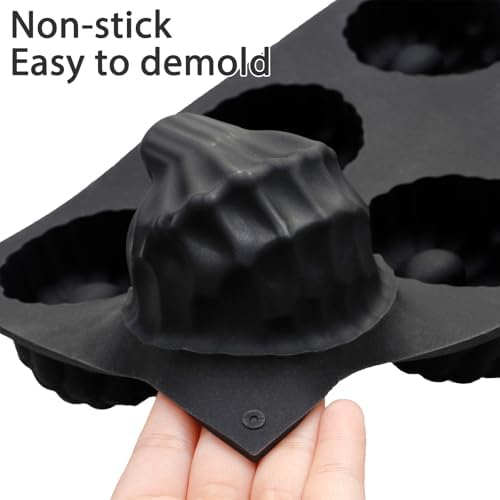 6-Cavity Raspberry Silicone Molds, 3D Fruit Shape, for Mousse Cake, Pastry