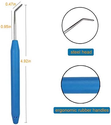 ZX Vision 4 Pieces Knitting Loom Hooks Ergonomic Rubber Handles