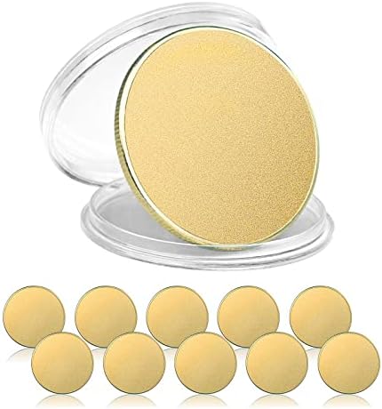 10 Pcs Blank Challenge Coin, Engraving Blanks Coins