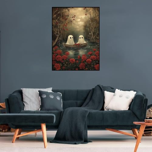 Halloween Diamond Art Kits for Adults,Diamond Painting Kits for Beginners