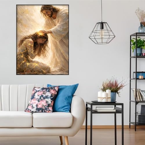 WUDWL Jesus Diamond Art Kits for Adult Diamond Painting Kits for Adults